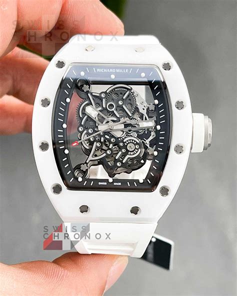 richard mille watches white|Richard Mille bubba watson white.